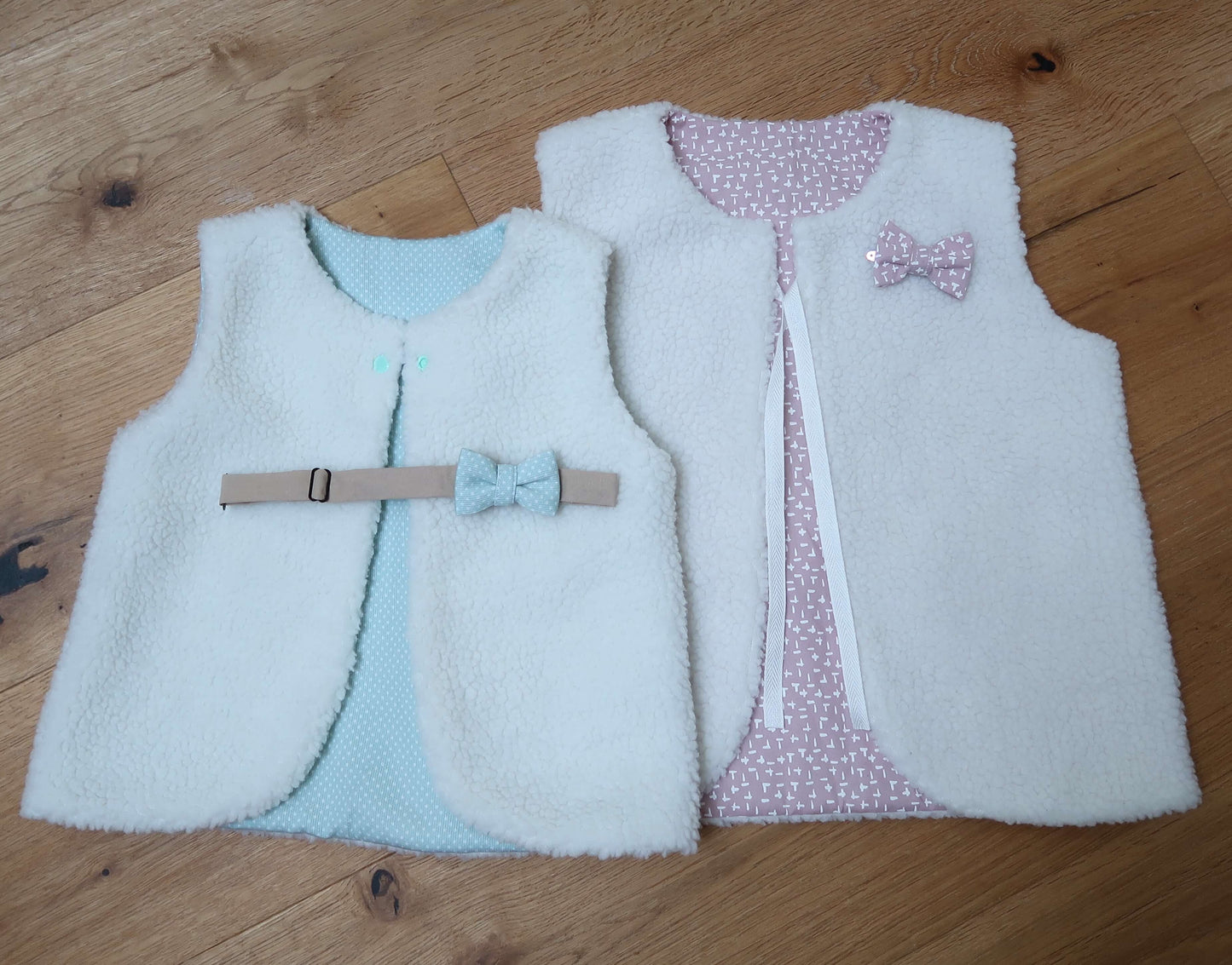 Gilet de berger enfant avec accessoire assorti