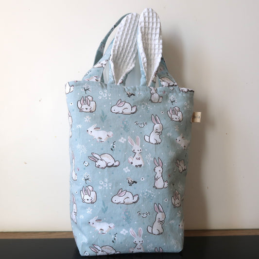 Sac lapins bleu